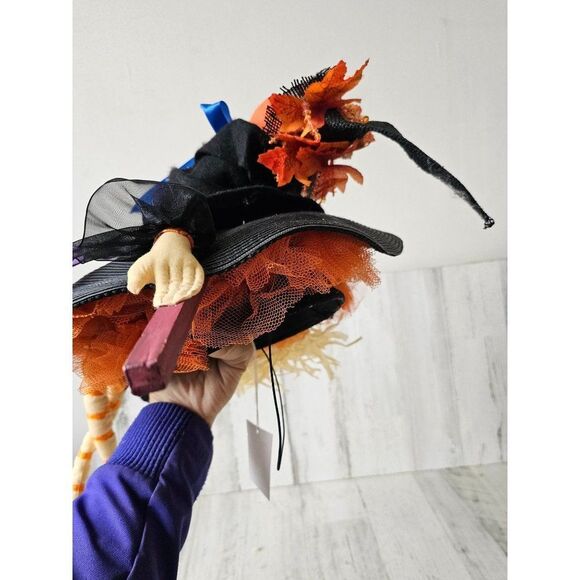 Dept 56 pumpkin hat 91408 Halloween home decor as is - Picture 6 of 9